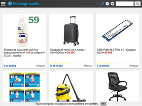 'notengosuelto.com' screenshot