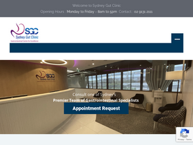 'sydneygutclinic.com' screenshot