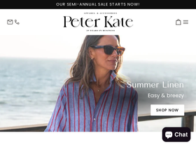peterkate.com homepage screenshot