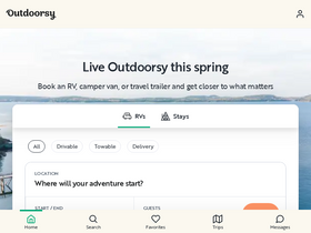 'outdoorsy.com' screenshot