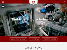 'harris.uchicago.edu' screenshot