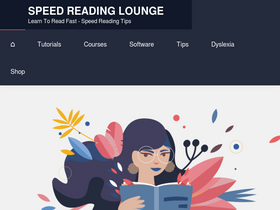'speedreadinglounge.com' screenshot