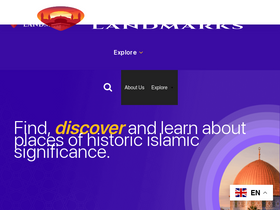 'islamiclandmarks.com' screenshot