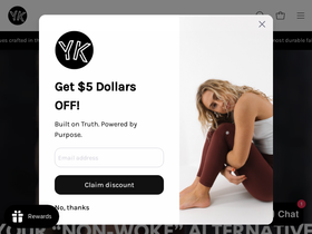 YakkemApparel website screenshot