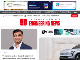 'engineeringnews.co.za' screenshot