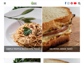 'delicerecipes.com' screenshot