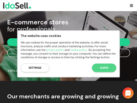 'idosell.com' screenshot