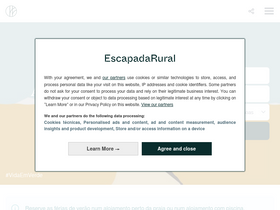 'escapadarural.pt' screenshot
