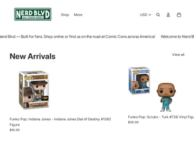 nerdblvd.com homepage screenshot