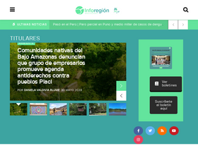 'inforegion.pe' screenshot