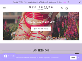 Uye Surana homepage screenshot