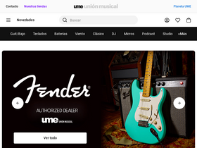 'unionmusical.es' screenshot