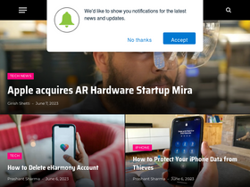 'techpluto.com' screenshot