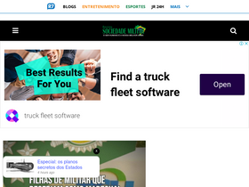 'sociedademilitar.com.br' screenshot