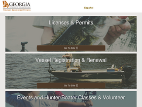 'gooutdoorsgeorgia.com' screenshot