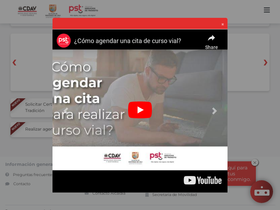 'serviciosdetransitodigitales.com' screenshot