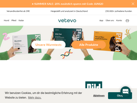 'vetevo.de' screenshot