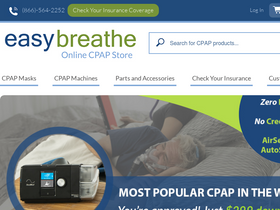 'easybreathe.com' screenshot