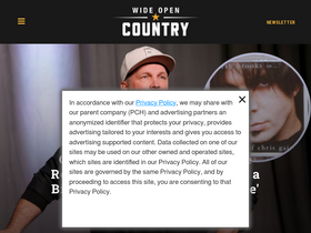 'wideopencountry.com' screenshot