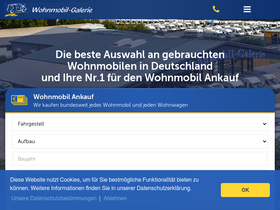 'wohnmobil-galerie.de' screenshot