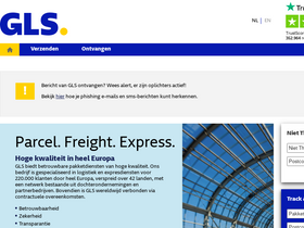 'gls-info.nl' screenshot
