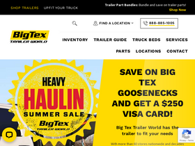 'bigtextrailerworld.com' screenshot