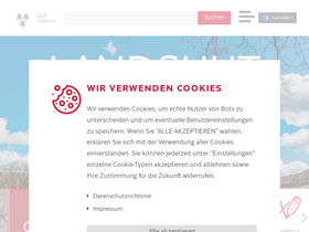 'landshut.de' screenshot