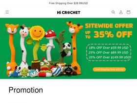 Hicrochet website screenshot