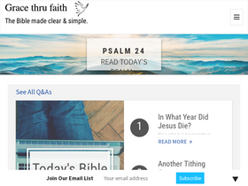 'gracethrufaith.com' screenshot
