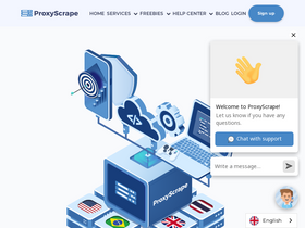 'proxyscrape.com' screenshot