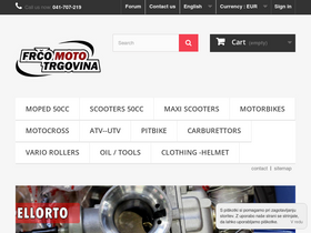 'frcomoto.si' screenshot