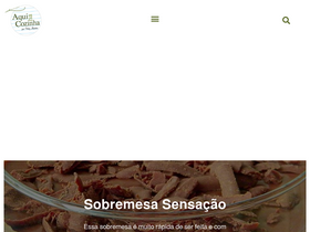 'aquinacozinha.com' screenshot