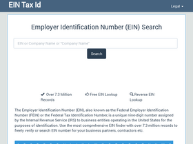 'eintaxid.com' screenshot