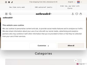 Notbranded website screenshot