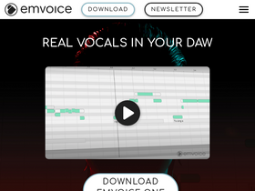 'emvoiceapp.com' screenshot