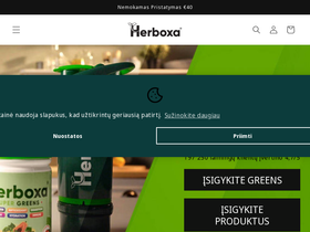Herboxa homepage screenshot