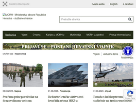 'morh.hr' screenshot