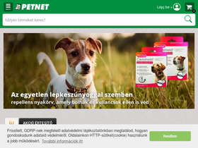 'petnet.hu' screenshot