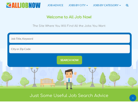 'alljobnow.com' screenshot