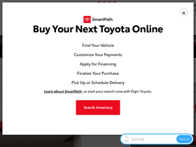 'elgintoyota.com' screenshot
