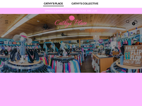 cathysresortwear.com homepage screenshot