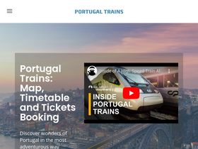 'portugaltrains.com' screenshot