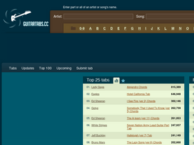 'guitartabs.cc' screenshot