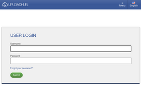 'uploadhub.ws' screenshot