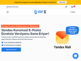 'uzmanposta.com' screenshot