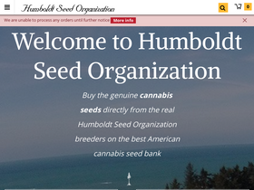 'humboldtseeds.net' screenshot