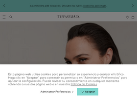 'tiffany.es' screenshot