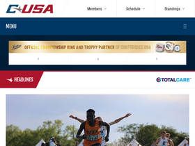 'conferenceusa.com' screenshot