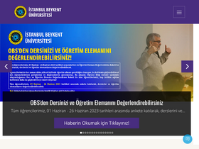 'beykent.edu.tr' screenshot