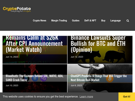 'cryptopotato.com' screenshot